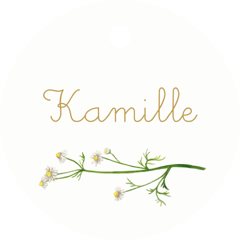 Label rond Kamille | 16 labels